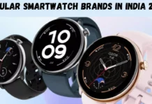 Popular Smartwatch Brands in India 2023