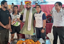 Basti News: कुश्ती प्रतियोगिता में गोरखपुर की सरिता ने बेगूसराय की जूही को चटाई धूल