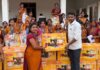 बस्ती की बहनों को आत्मनिर्भर बनाने की मुहिम तेज, रौतापर गांव में वितरित हुईं सिलाई मशीनें