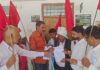 भारतीय नाविकों की मौत के विरोध में वामपंथी दलों का प्रदर्शन, राष्ट्रपति के नाम सौंपा ज्ञापन